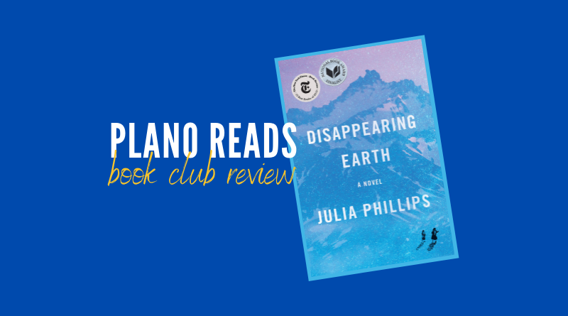 Plano Reads Book Club Review overlapping Disappearing Earth book cover